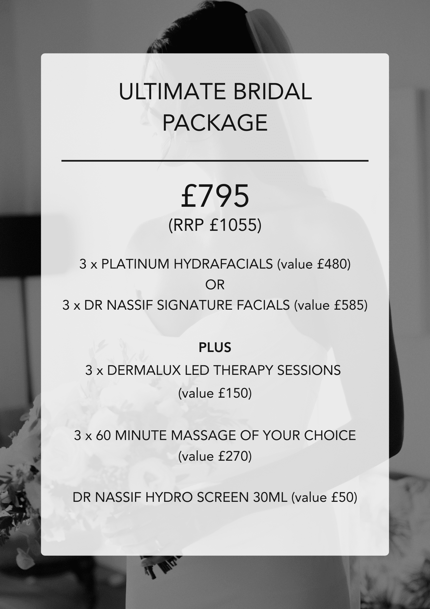 bridal skin package