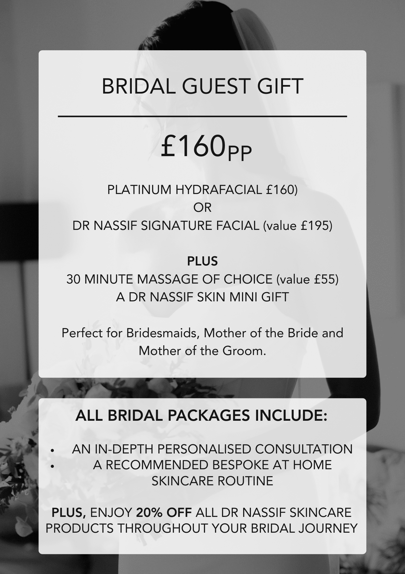 bridal skin package